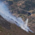 Incendio forestal en Villa de Leyva: fuego está controlado en un 75 %, pero persisten dos focos activos